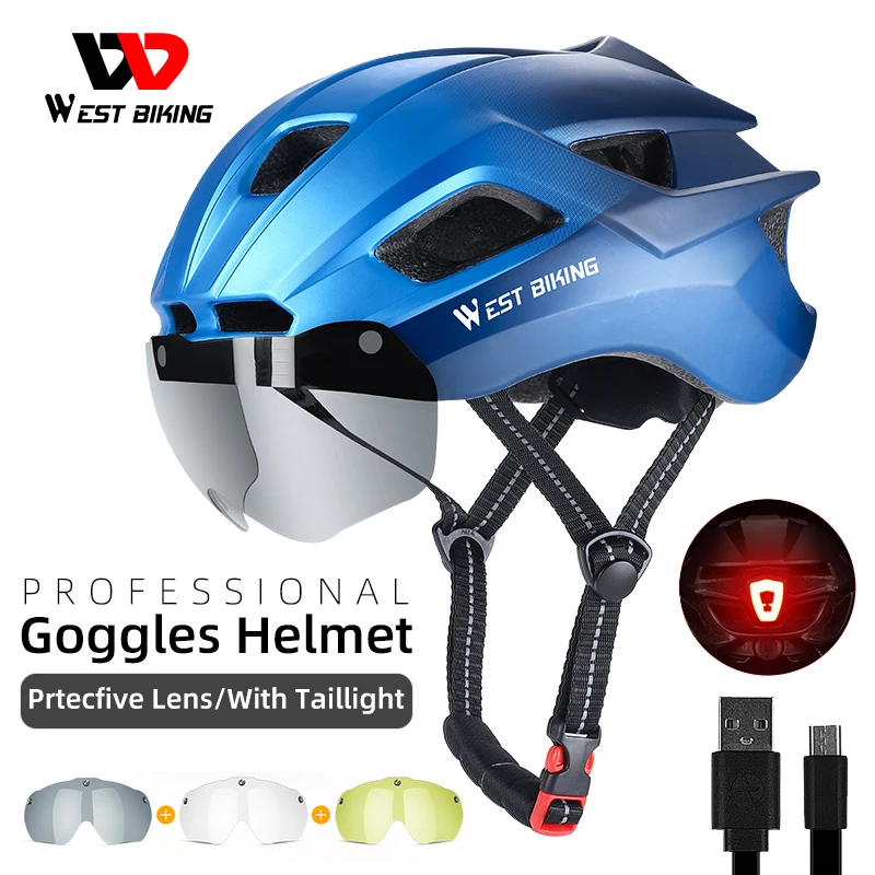 West Biking Bike Helmet With Visor YP0708094