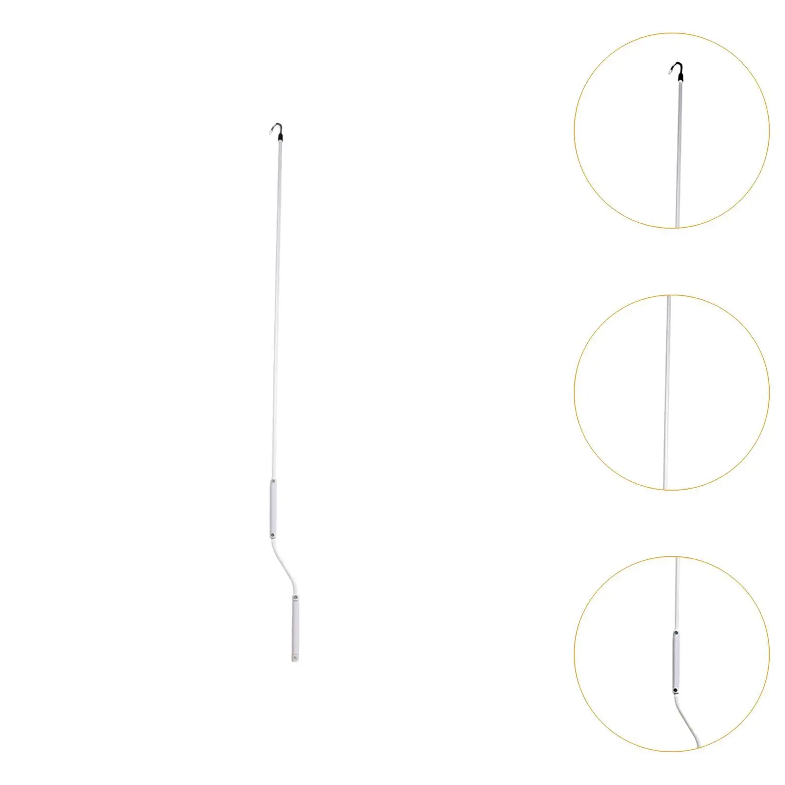 Outdoor Windproof Curtain Accessories Curtain Hand Joystick Manual Control Joystick Up and Down Lifting