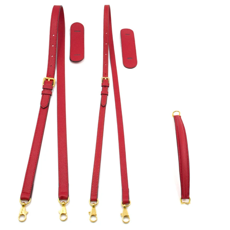 Adjustable Inclined Bags Strap Crossbody Accessories Leather Belt Shoulder Straps for Bucket Bag Women Handbag Handles