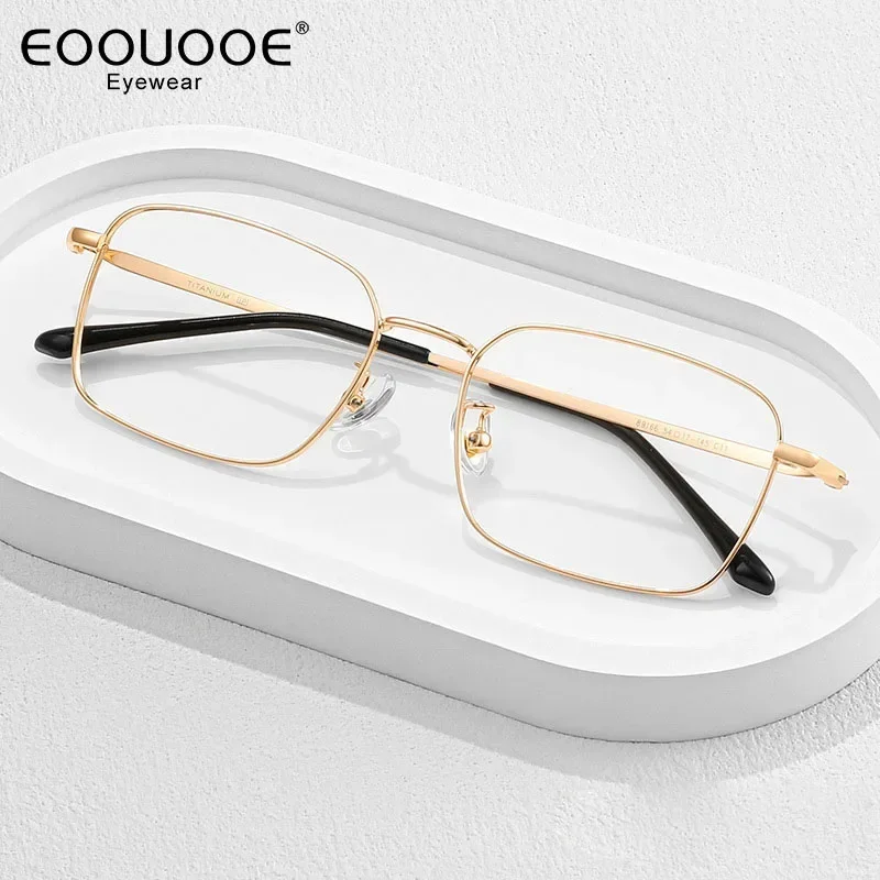 

54mm Men Women Anti Blue Light Myopia Eyeglasses Glasses Frame Square Eyeglasses Optics Prescription Lens Progressive Eyewear