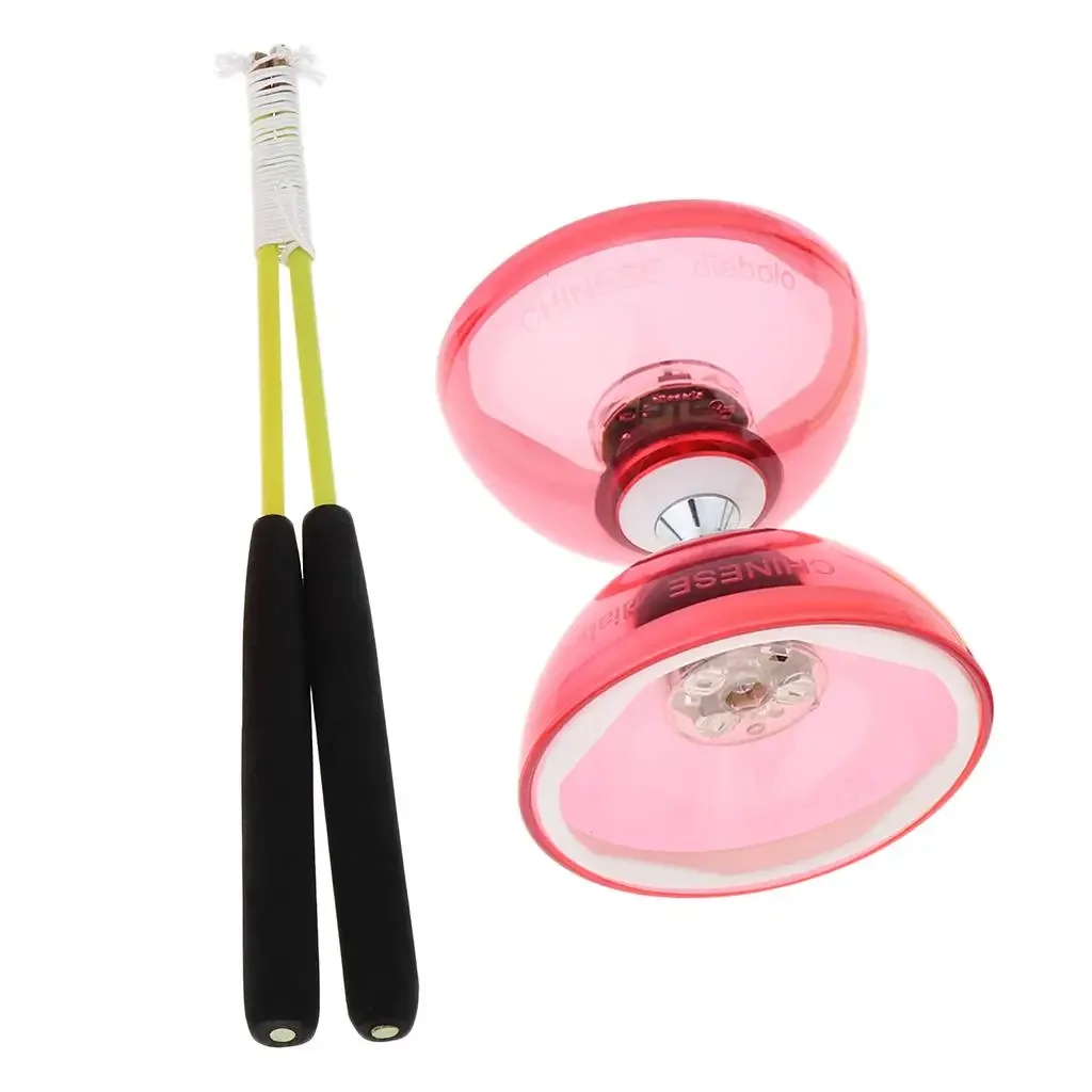 Triple Bearing Diabolo LED Lights Chinese Yoyo Toys For Children