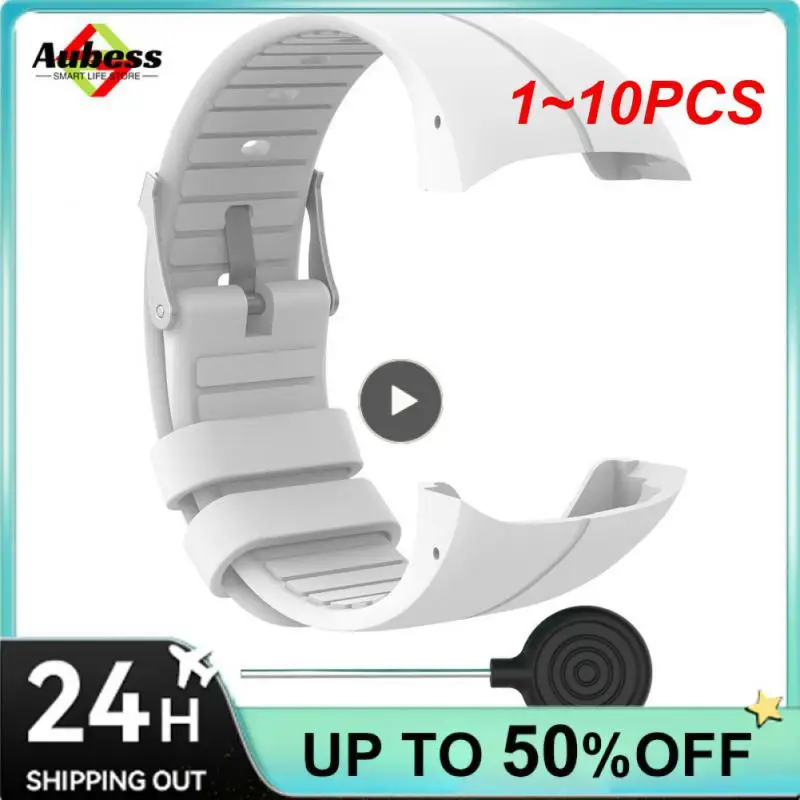 Cinturino Da Polso In Silicone Morbido Da 1 ~ 10 Pezzi Per Cinturino Di Ricambio Per Cinturino Intelligente Polar M430 M400 Per Polar M400/M430 Colora