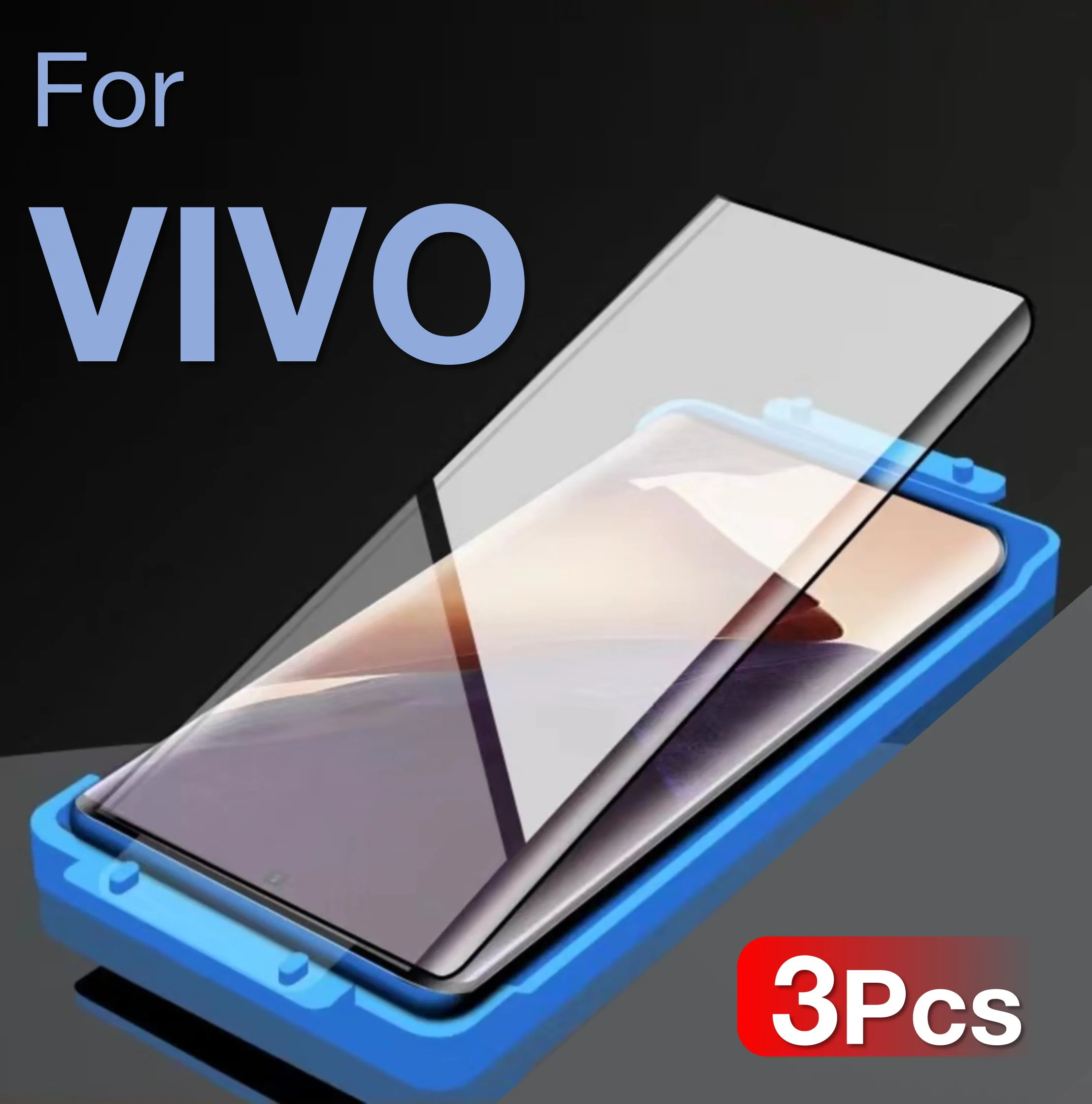 Premium Screen Protector Set with Installation Kit - Pack of 3
