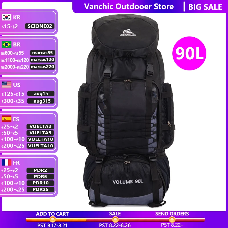 Travel Bag Camping Backpack Hiking 