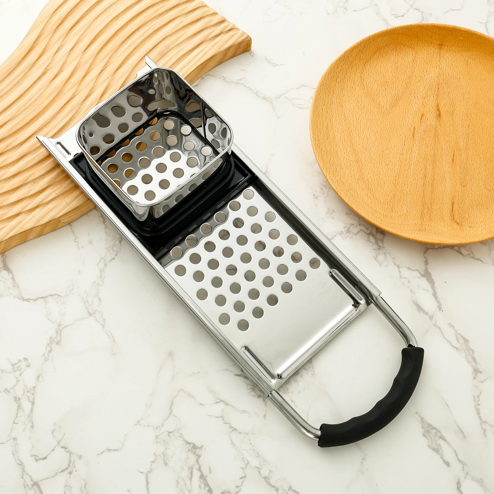 Spaetzle Maker Stainless Steel Spaetzle Noodle Maker Efficient Noodle Press Detachable Press Ergonomic Dumpling