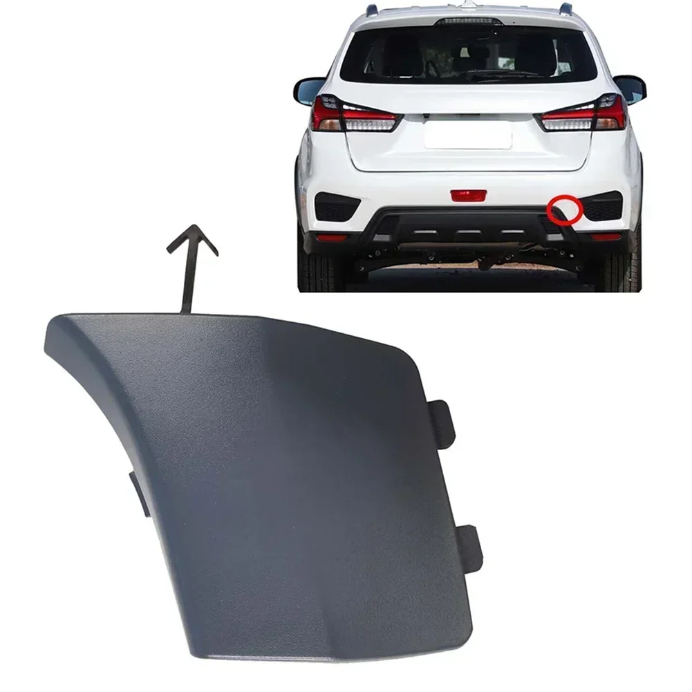 Car Rear Bumper Tow Hook Eye Cover Cap 6410F261 Black For For ASX Trailer Towing Hook Eye Cap