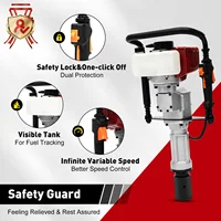52cc 2 Stroke Gas Powered T Post Driver Piledriver with Vibration Absorbing Springs Petrol Engine Fence Farm Push Pile Excavator 2