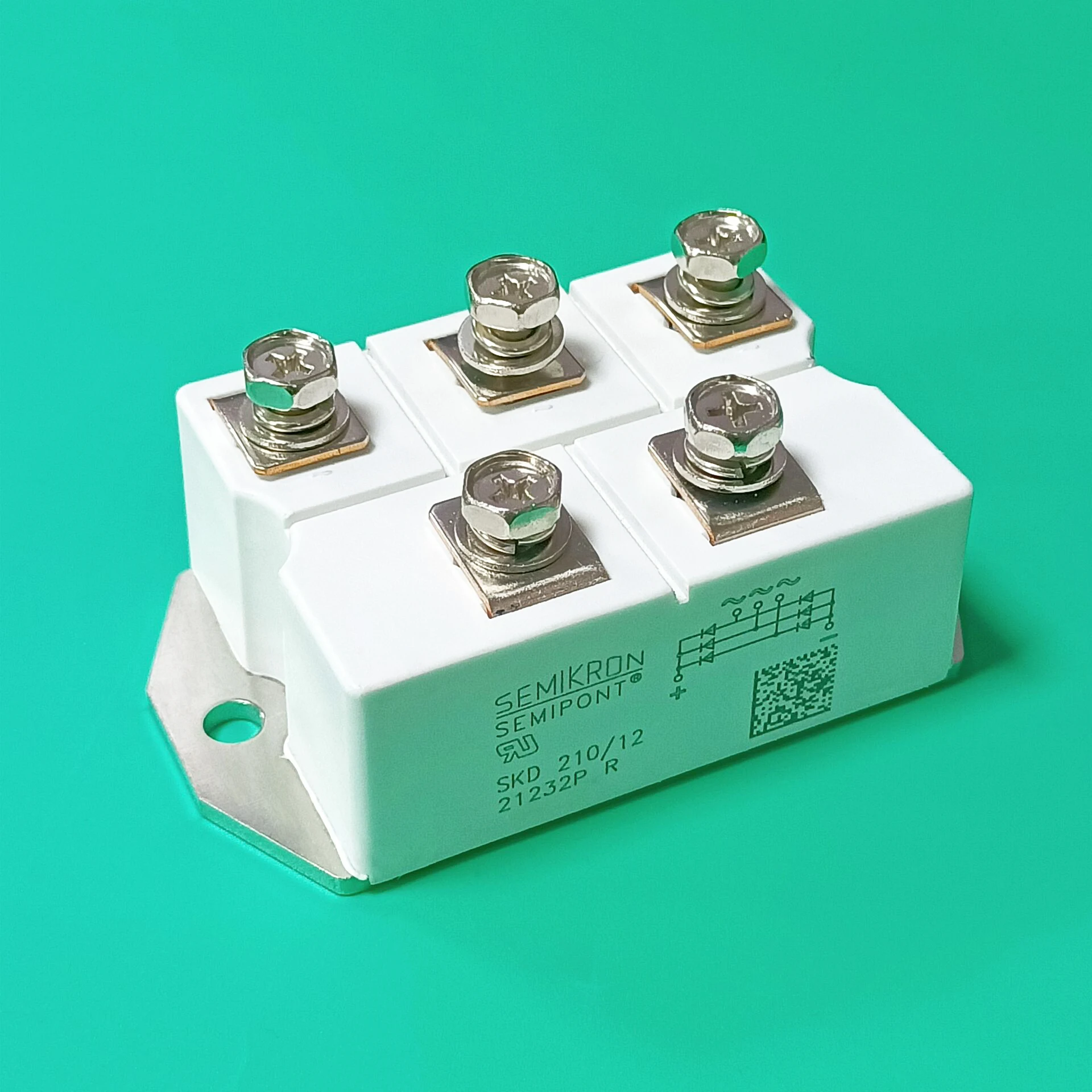 Módulo do Retificador da Ponte Fases 220a 1.2kv Skd21012 Skd21012 1200v sk D210 12 Skd210 12 Skd210 12 Skd210 12 Skd210 12 21012