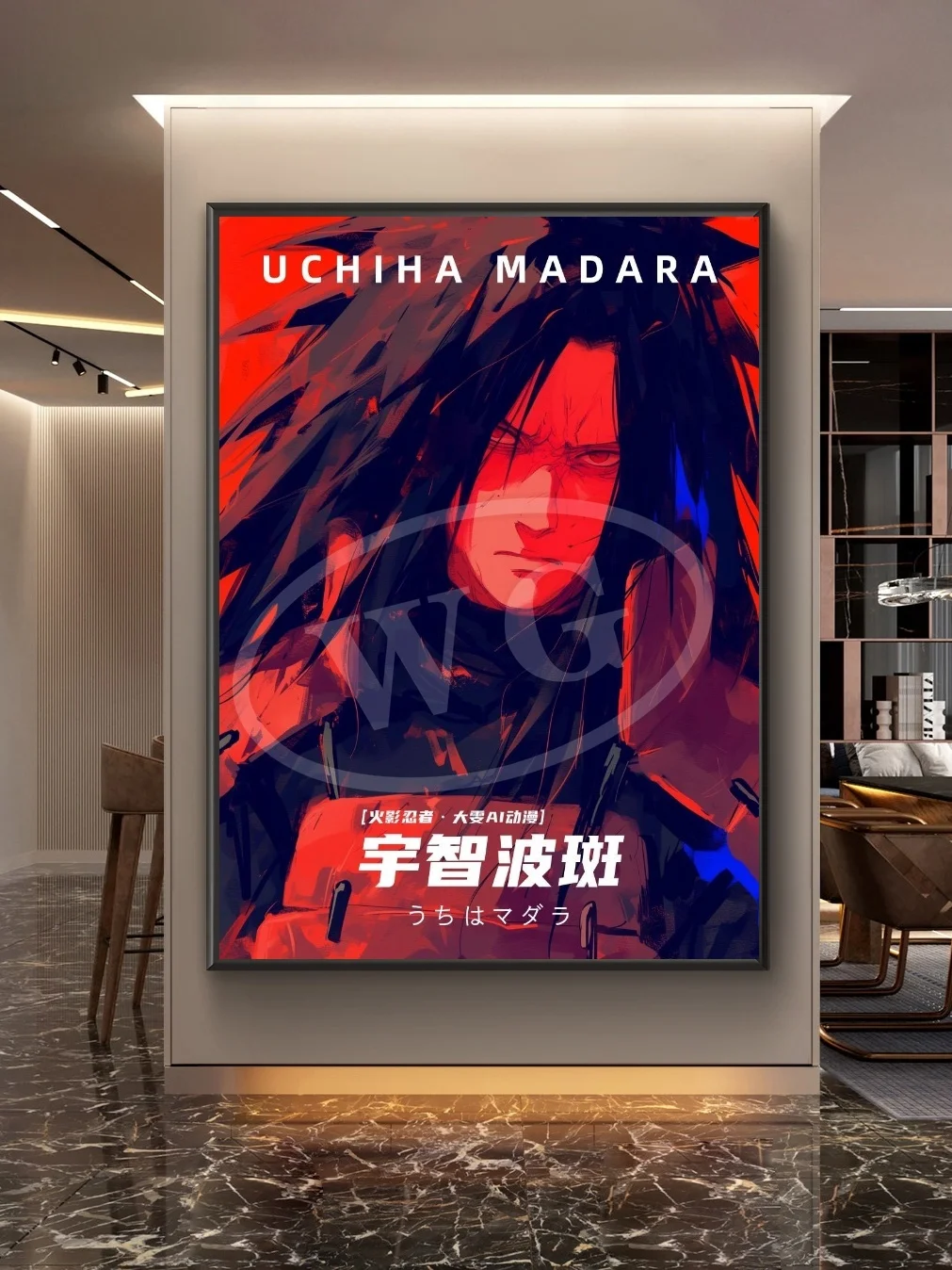 Naruto HD Anime Character Canvas Art for Modern Home Decor Aesthetic Gift