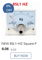 85C1 DC Analog Panel Voltmeter Amperemeter Amp Volt Meter Gauge 1A 5A 10A 20A 30A 50A 75A 100A 150A 200A 250A 300A 400A 500A – Detail 14