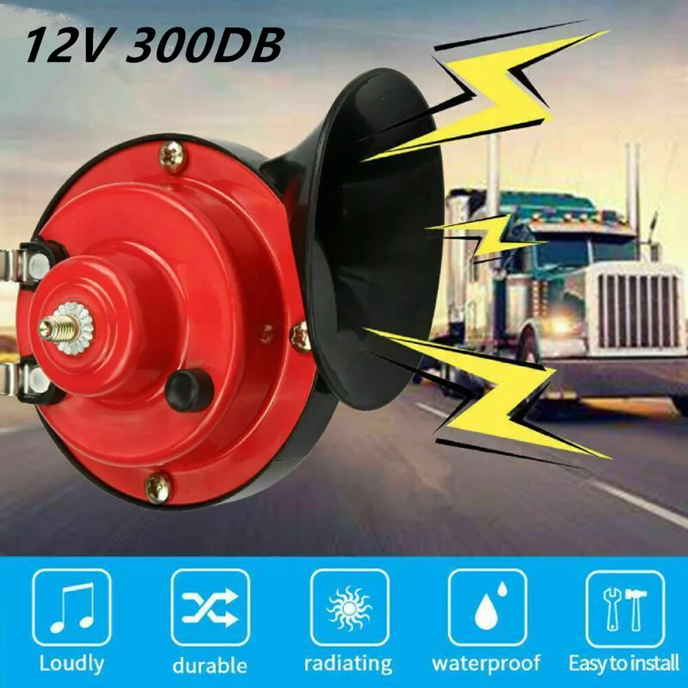 Tromba Air Horn 12V Signal Super Loud Compressor Alarm Kit Per Car Train Truck Motorcycle Universal Electric Snail Air Horn