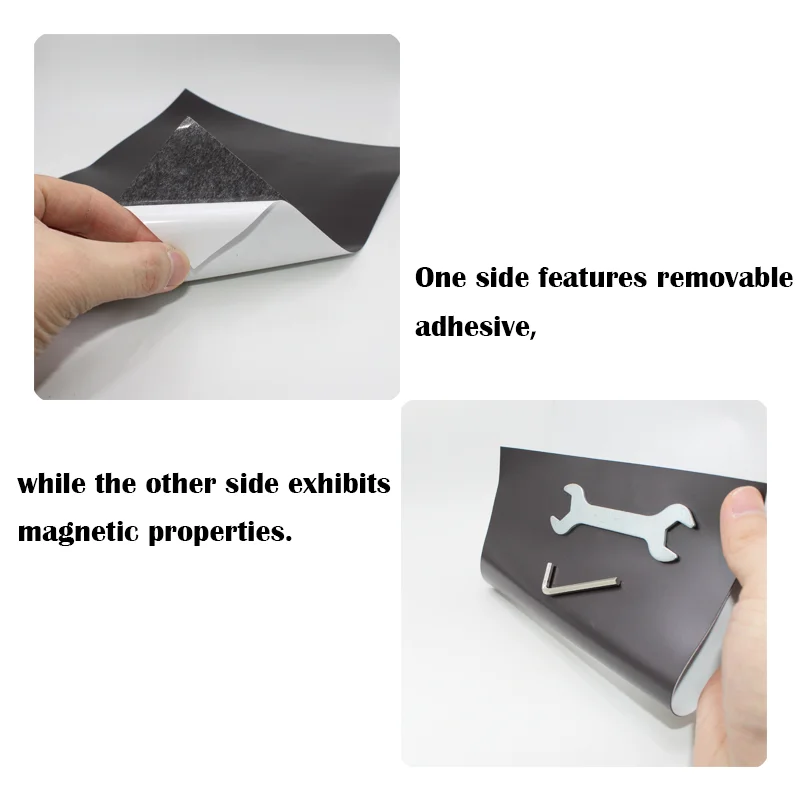 0.5/1.0/1.5mm A4 자석 시트 고무 흰색 자기 스티커 매트 그림 사진 절단 다이 공예 냉장고 자석 접착제