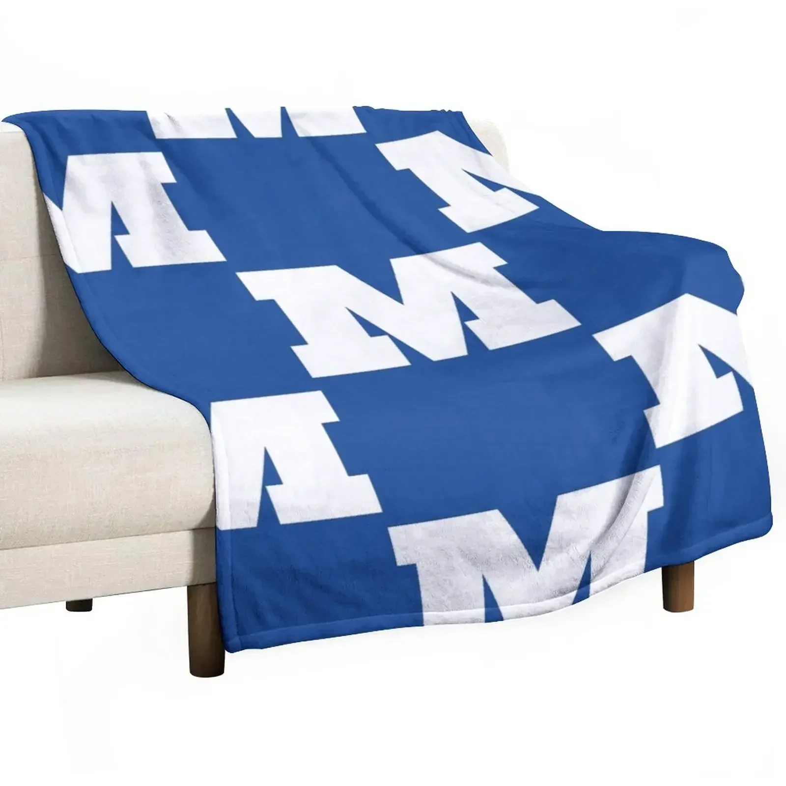 

Millikin Big Blue Throw Blanket Polar Bed for babies Blankets