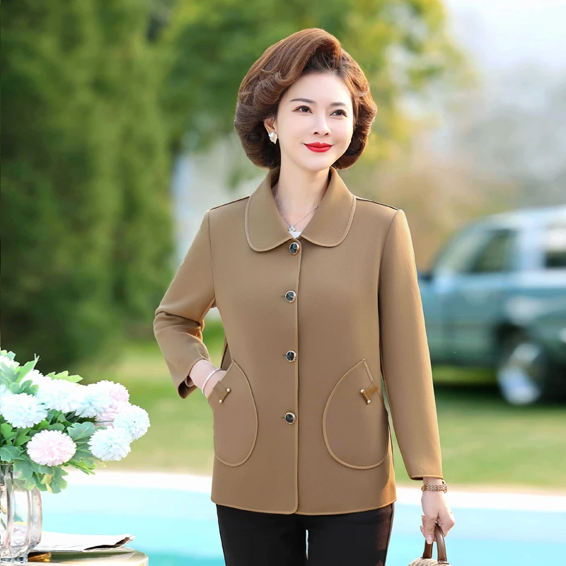 

Spring Summer Casual Blazer Mom 2023 New Fashion Suits Women Work Office Wear Blazer Women Coats Outerwear Woman Jacket Female