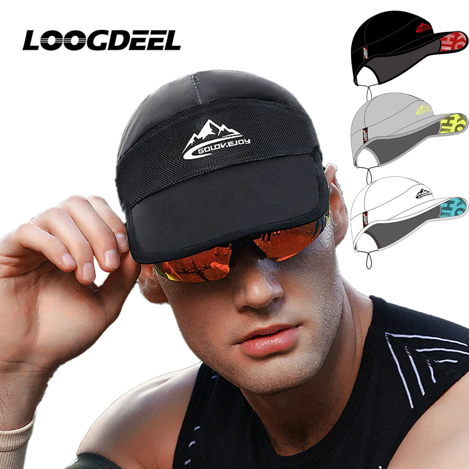 

Прогулочная Спортивная Беговая шапка looggolf для мужчин и женщин, быстросохнущая дышащая велосипедная Солнцезащитная шляпа, головной убор для езды на велосипеде с защитой от УФ-лучей