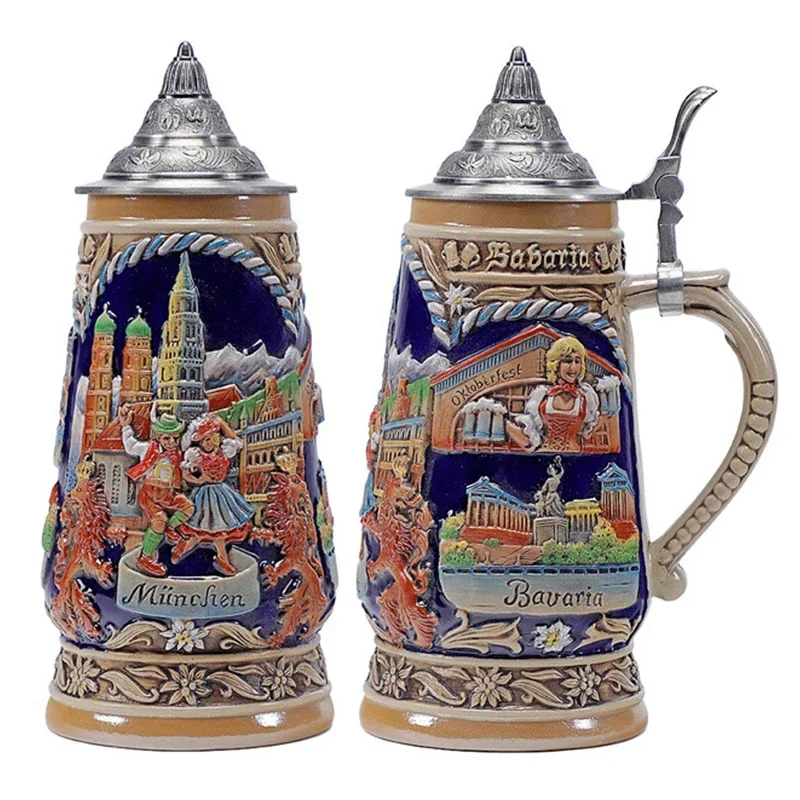 BIG Germany souvenir 50s TANK BEER スペシャル German Tank History Beer Stein - GermanSteins.com