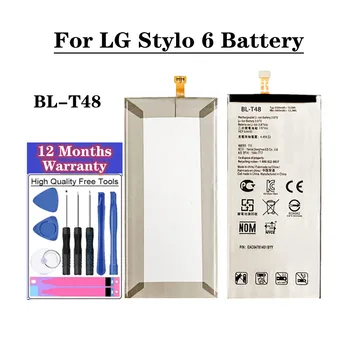 High Quality 3800mAh BLT48 BL-T48 Replacement Battery For LG Stylo 6 LMQ730TM LM-Q730TM BL T48 Phone Battery + Tools