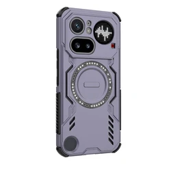 Enhanced Protective Magnetic Phone Case - Durable Hard PC & Soft TPU Back Cover - Nothing Phone (4a) Pro (Purple)