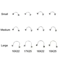 

500pcs Goodman Dental Orthodontic Single Torquing Torque Spring Anterior Teeth Rectangular Wire L/M/S