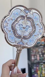 Strawberry Cupid Butterfly Cloud Collection - Portable Aesthetic Makeup Mirror by Flower Knows (Cyan)