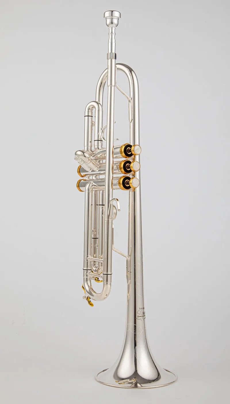 Made in Japan quality 8335 Bb Trumpet B Flat Brass Silver Plated Professional Trumpet Musical Instruments with Leather Case