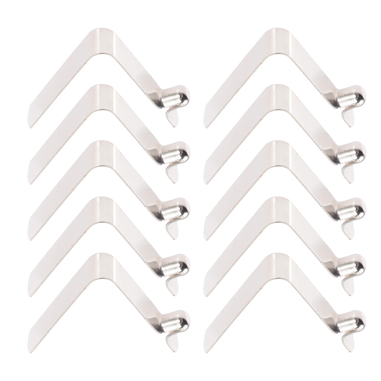 

20 Pcs Tent Buckle Sprung Boat Snap Clip Solid Button Elasticity Kayak Paddle for DIY Gangpian Compressed Spring