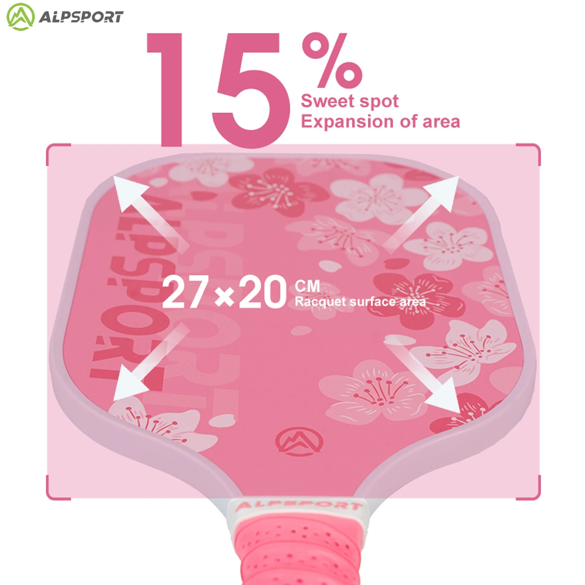 ALPSPORT USAPA Approved pickleball paddle Thermoformed Unibody T700 Raw Carbon Fiber Spin Textured Surface With Foam Edge pickleball paddle