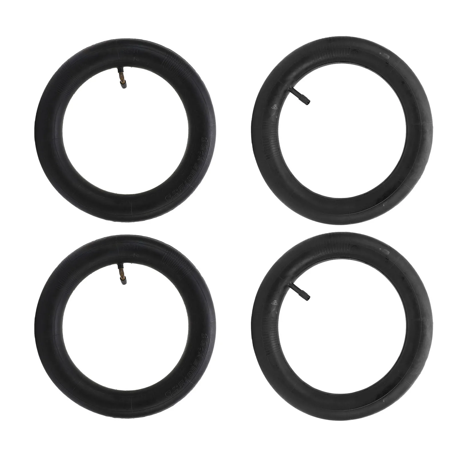 12.5 X 2.5/2.75 Inner Tube Scooters Inner Tube Strong Air Tightness Shock Absorption Puncture Resistance Rubber for Dirt Bikes