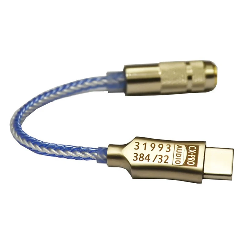 Tanio CX31993 rodzaj USB C słuchawki z przetwornikiem DAC Amp niebieski z sklep