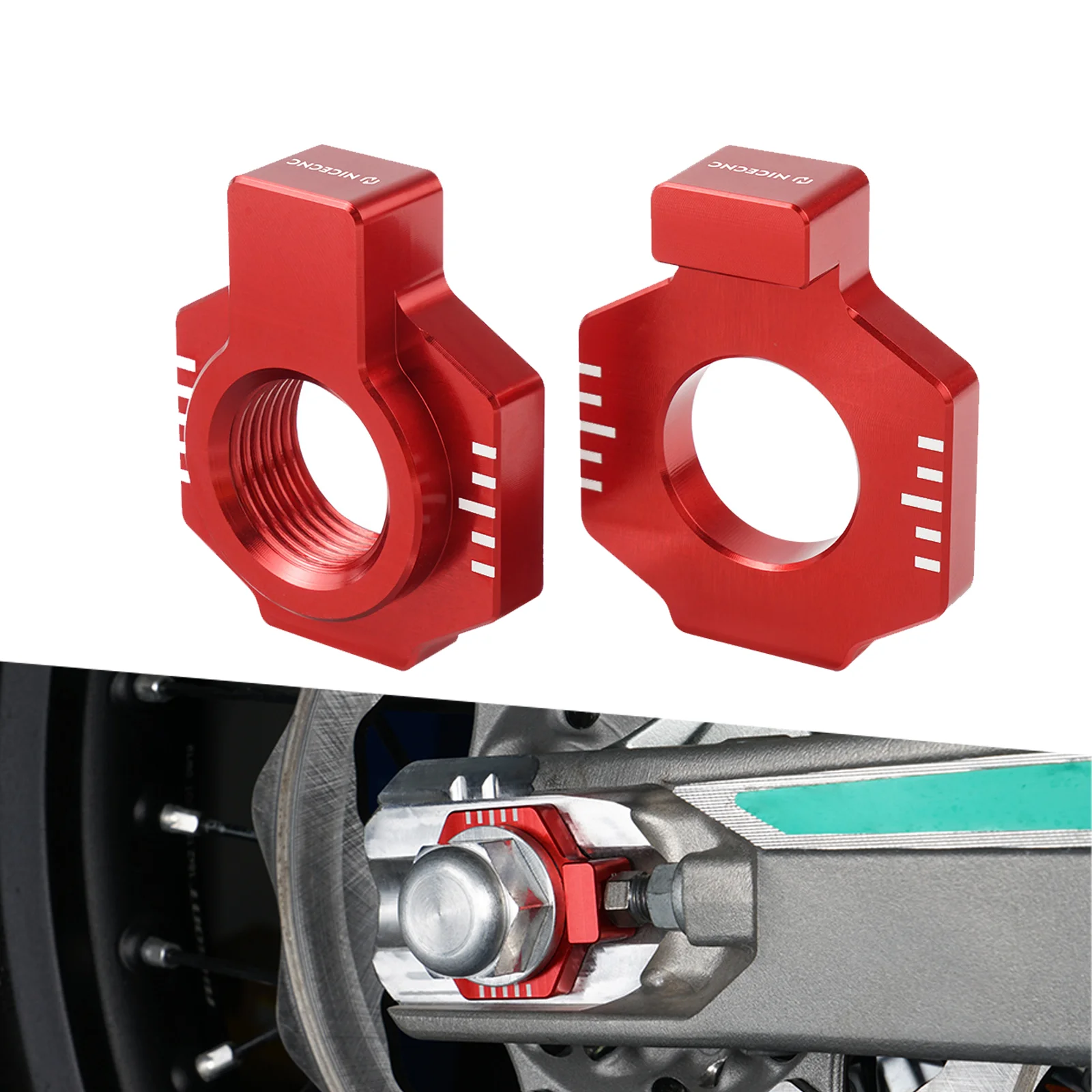 

Motorcycle For BETA 125 200 250 300 350 390 430 450 498 500 RR RRS RS Enduro Racing Xtrainer 300 Chain Adjuster Rear Axle Block