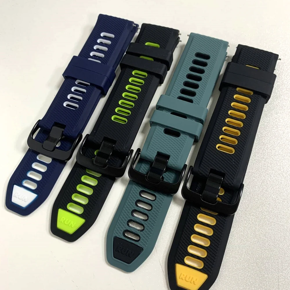 Garmin Watchband Silicone Sport Strap, 20mm/22mm