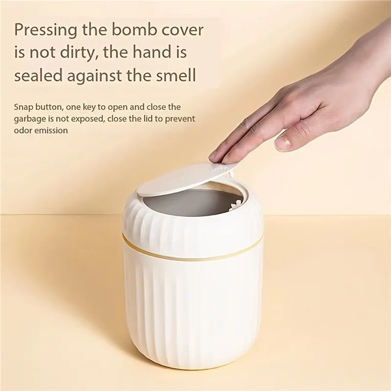 Desktop Trash Can Plastic Waste Bin Home Office Supplies desktop trash can trash can