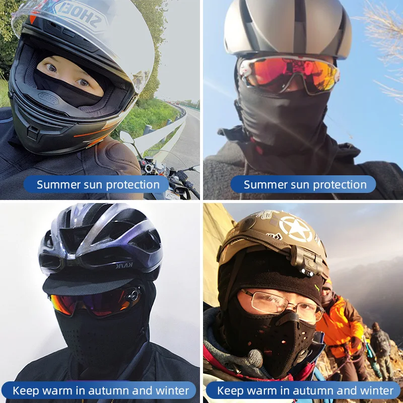 Cycling Bike Cap Headwear Anti-UV Sunshade Riding Headgear Hat Scarf with Brim 