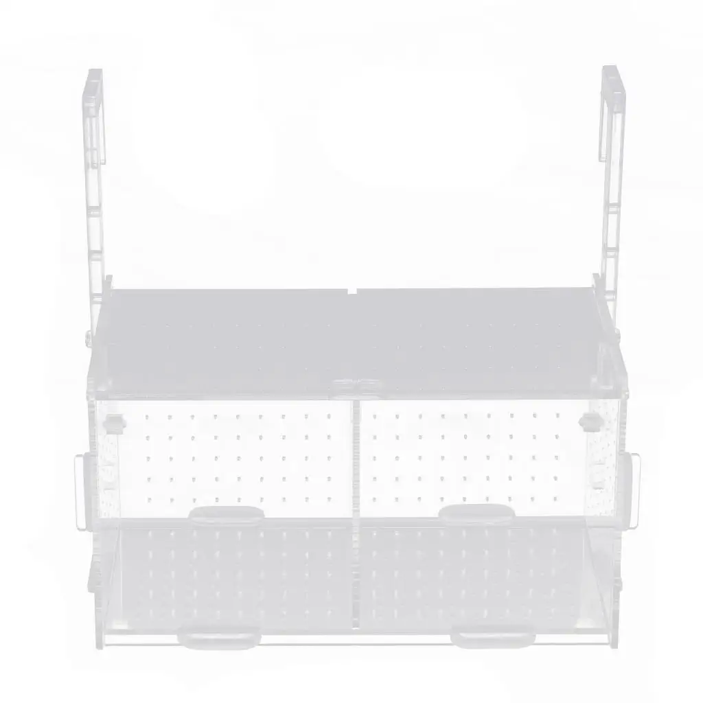 Acrylic Breeder Isolation Divider Hatching Boxes Accessory for Small Baby Fishes Shrimp Clownfish Guppy