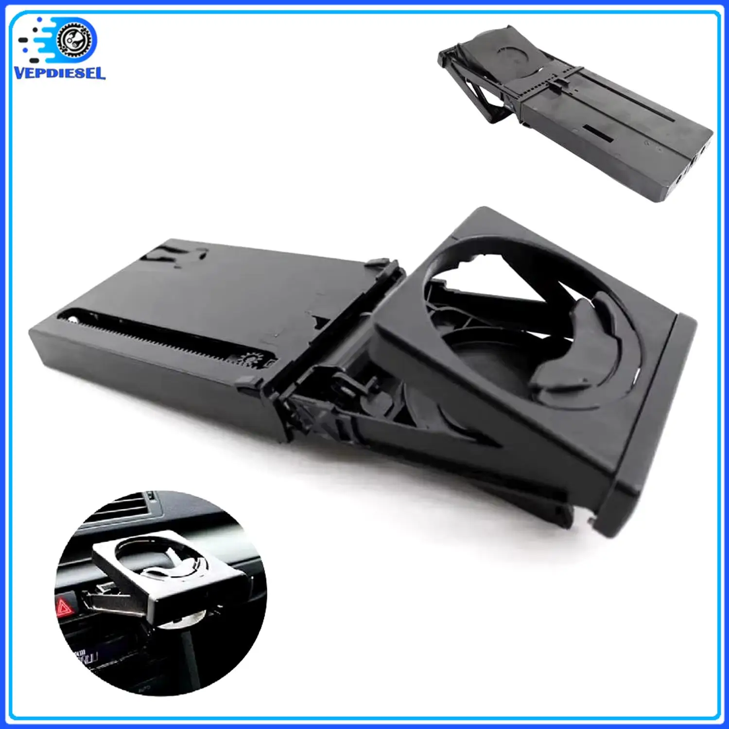 1pc 앞 자동차 컵 홀더 8E 1862534 J 8E 1862534 H 새로운 2002-2005 Audi A4 B6 B7 02-05 Balck 4 도어..
