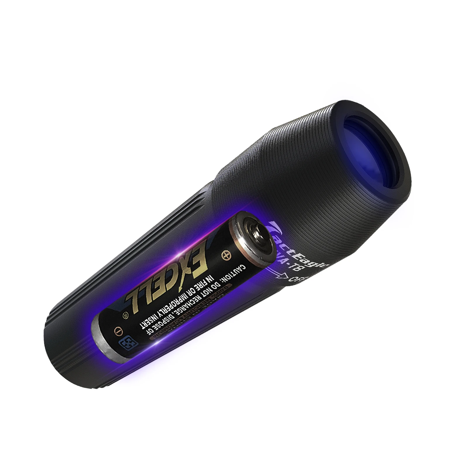 EDC 1W UV LED Light 365nm Mini Flashlight Head Rotary Switch One Mode AA Battery Torchlight Torch Lamp