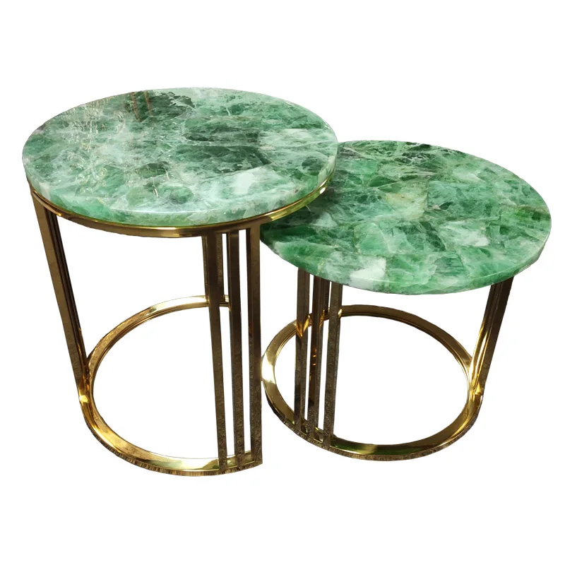 

gemstone furniture emerald green quartz countertops