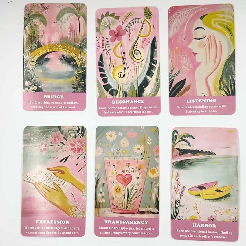 12X7cm Deep Love Oralce Cards Game 3