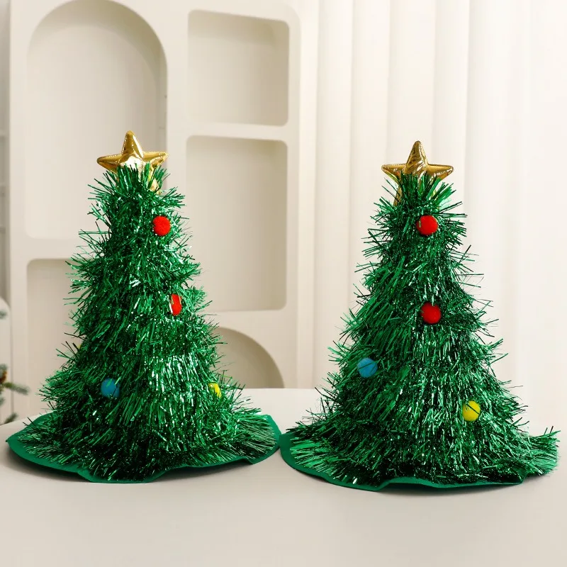 Christmas hat, Christmas decoration hat, small tree, shooting and setting props, children's and adult headwear