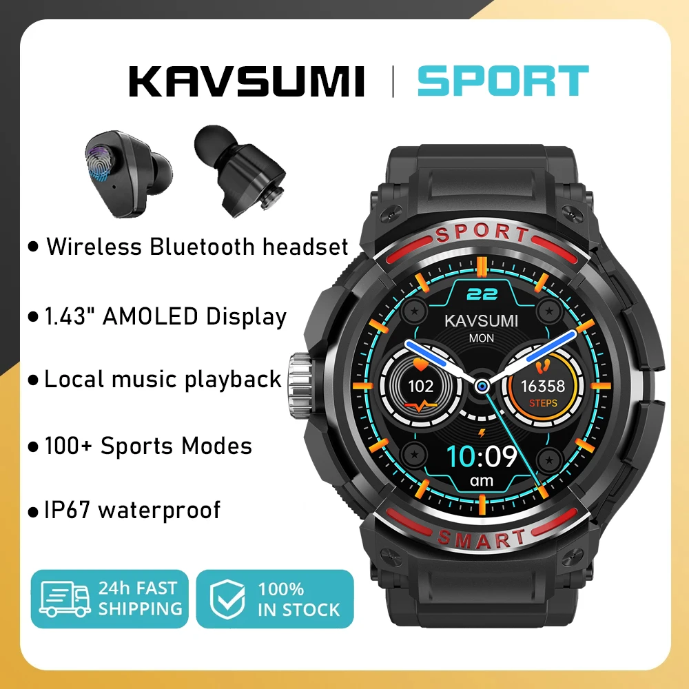 

Умные часы мужские 2023 TWS Bluetooth наушники звонки часы музыка AMOLED мониторинг здоровья водонепроницаемые умные часы для Android iOS