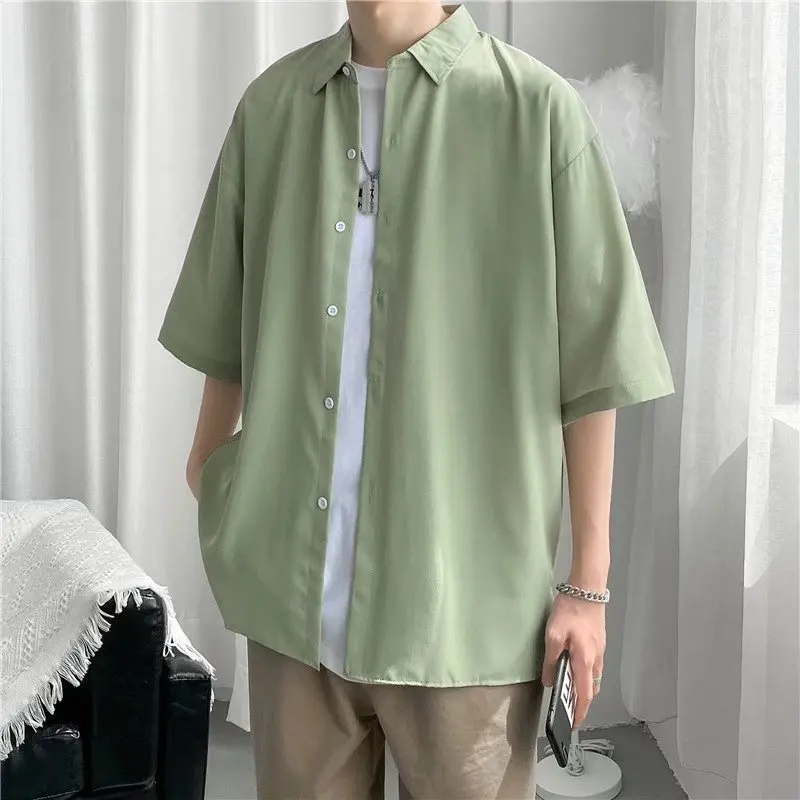 

Y2k 2023 Men's Super Large Shirt Unisex Summer Short Sleeve T-shirt Casual Street Fashion Shirt Clothing Tops
