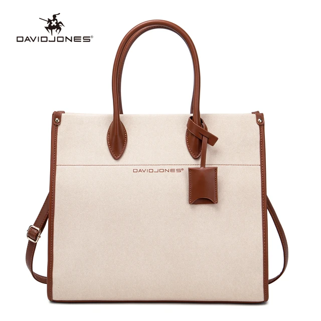 David Jones Designer Handbag for Women Leather Shoulder Crossbody Bag  Vintage Top-Handle Bags Fashion Female