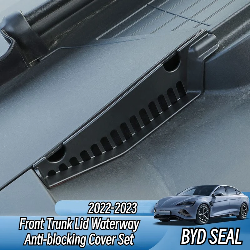 

Комплект крышек Futhope для BYD SEAL 2022-2023, передняя крышка багажника, водонепроницаемая крышка, анти-блокировка, защита от загрязнений, аксессуары, новинка