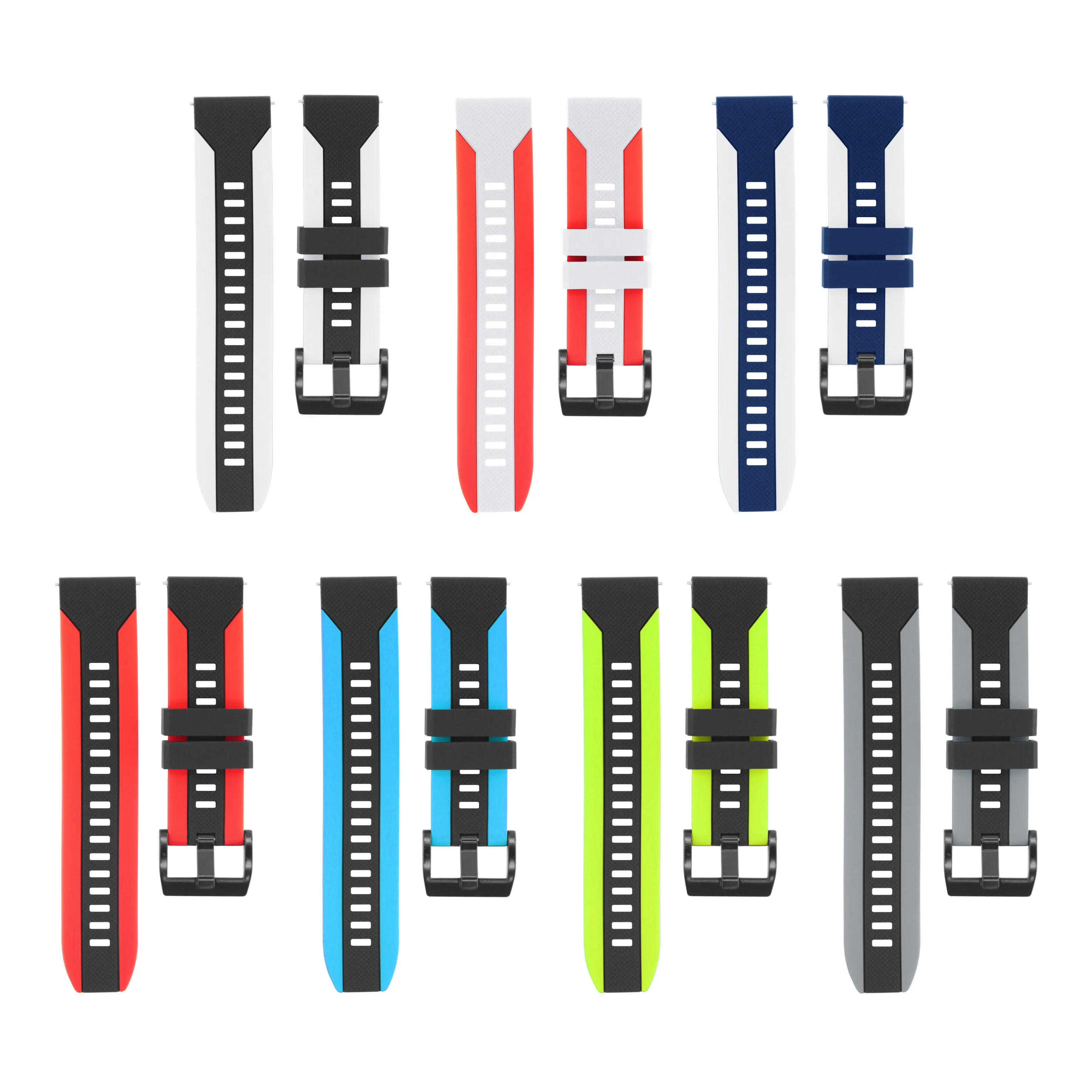 حزام ساعة سيليكون قابل للتنفس 20 مللي متر 22 مللي...