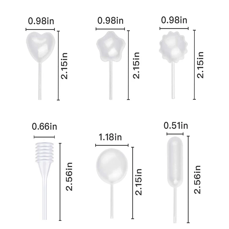 50/100/300 pieces 4ml creative plate sauce dropper macaron dessert squeeze sauce suitable for chocolate cupcake baking tools Disposable Dropper