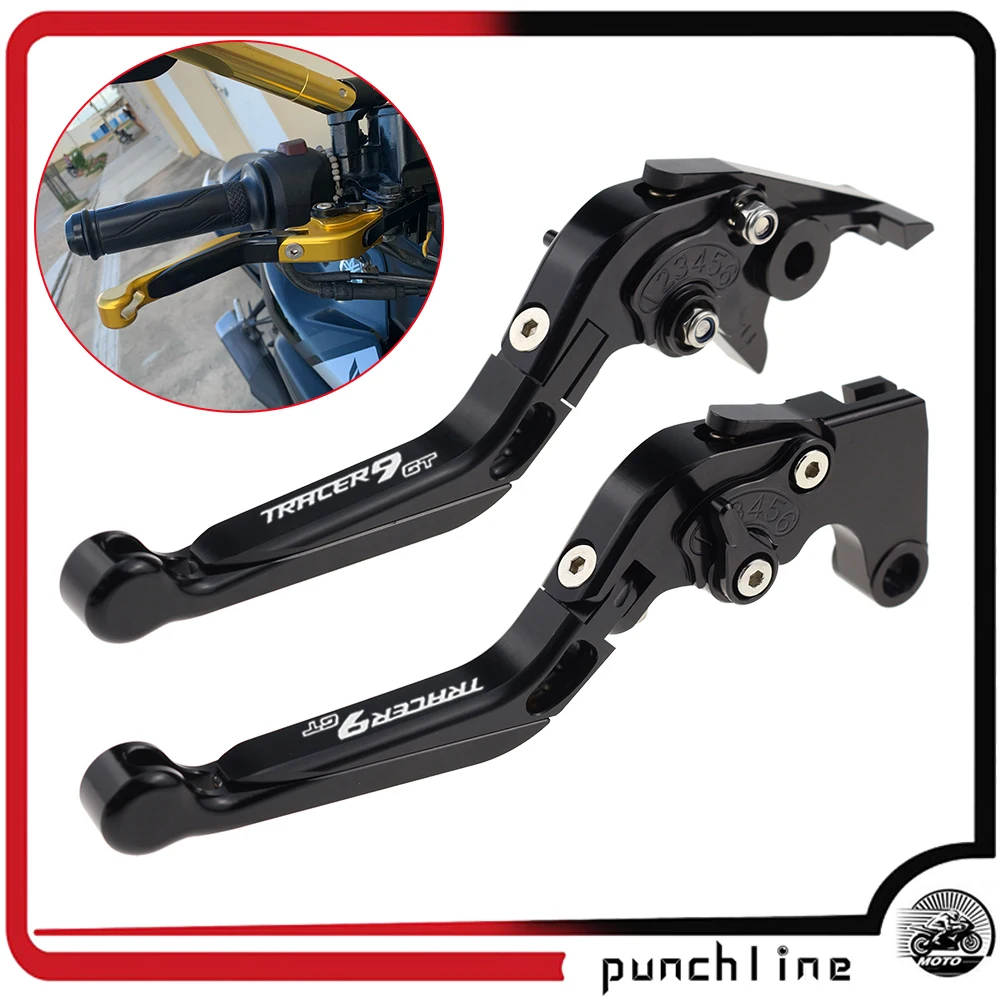 Fit Tracer 9Gt 2021-2023 Clutch Levers For Tracer 9 Gt Folding Extendable Brake Handles