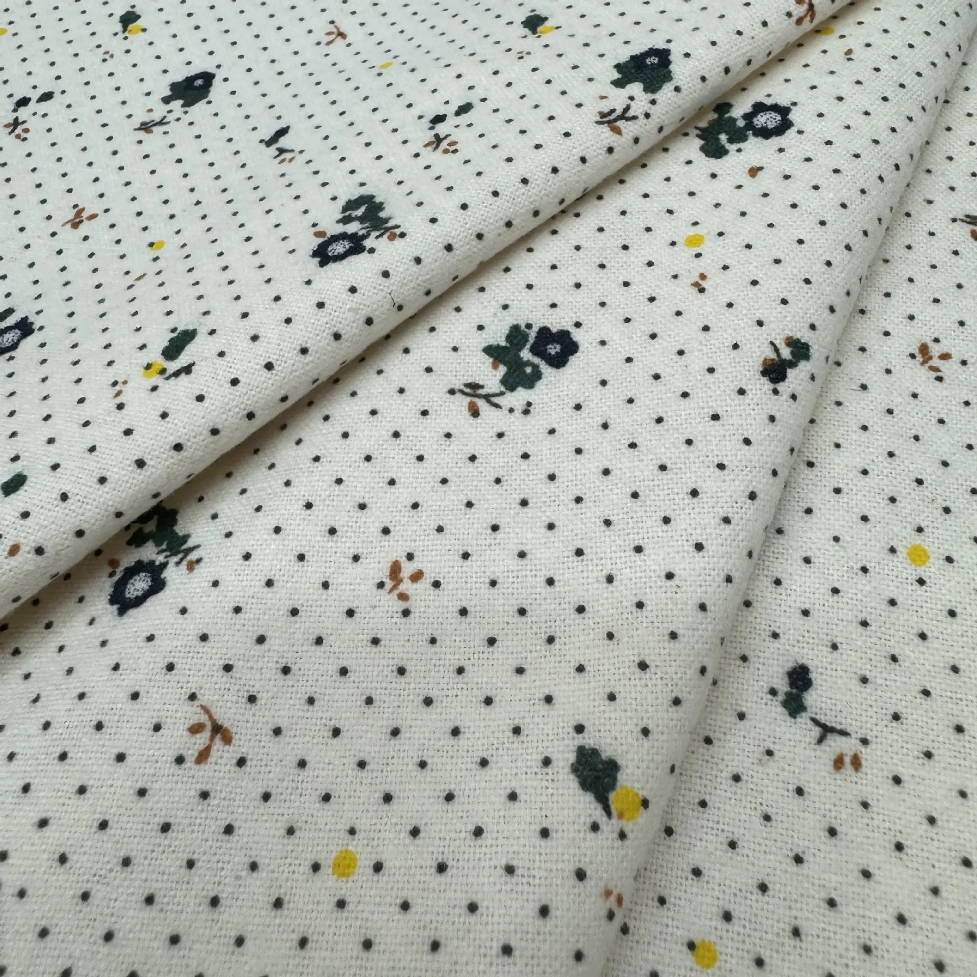 Pure Cotton Fleece Printed Children's Clothing Fabric Korean Style Cotton Print Children's Material Home Fabric Accessories