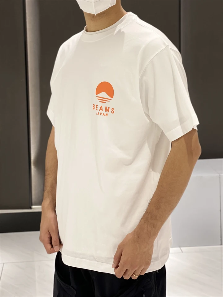 On × BEAMS コラボ Tシャツ Sサイズ (unisex) 日本未入荷 BEAMS BEAMS / Border T-shirt 25SS (T-shirts, cut ONEITA sewn