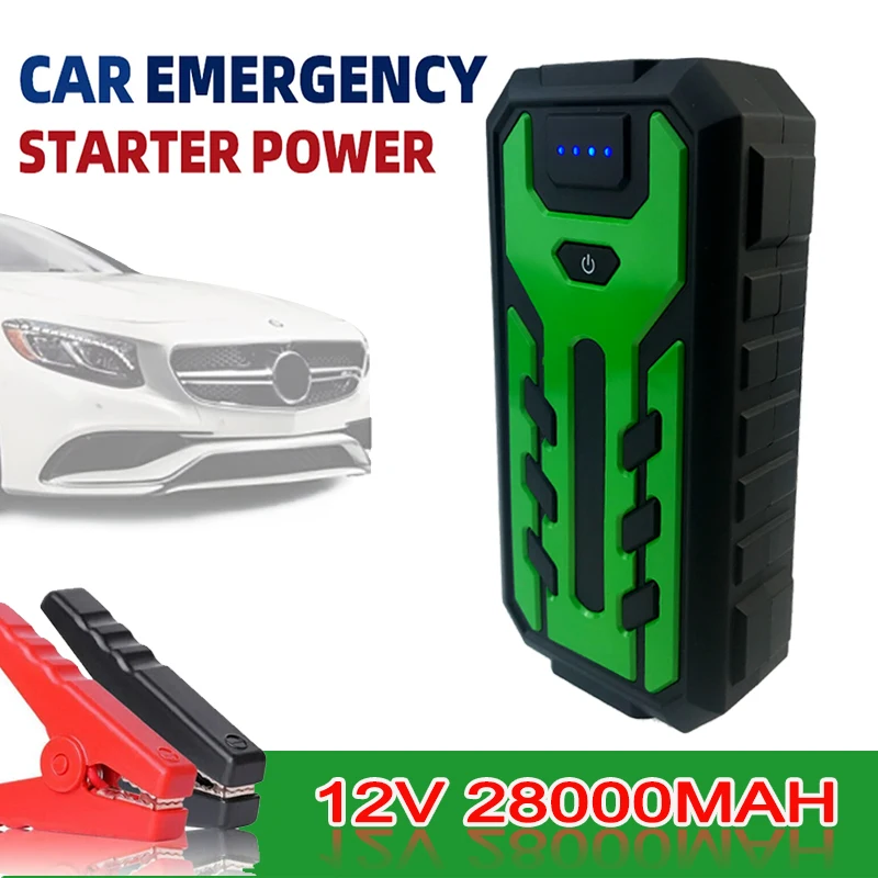 

12v 28000mAh Emergency Power Supply Charging Bank,for Car Starter Portable Car Emergency Battery Starter Boost Starting Device