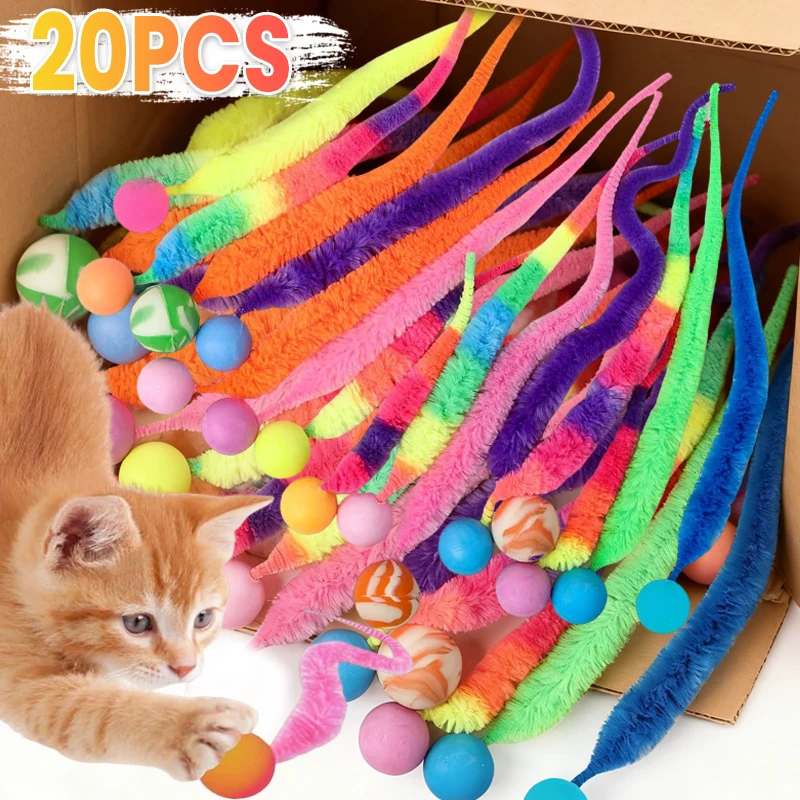 Caterpillar Automatic Jumping Ball Cat Interactive Toy Balls Elastic Luminous Ball for Cat Dog Playing Toy Reusable Pet Supplies Caterpillar Automatic Jumping Ball Cat Interactive Toy Balls Elastic Luminous Ball for Cat Dog Playing Toy Reusable Pet Supplies